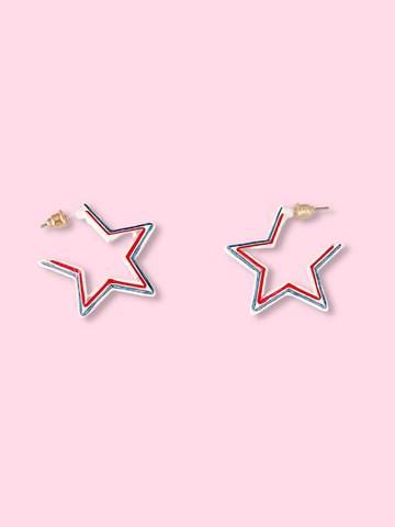 Star Line Earrings