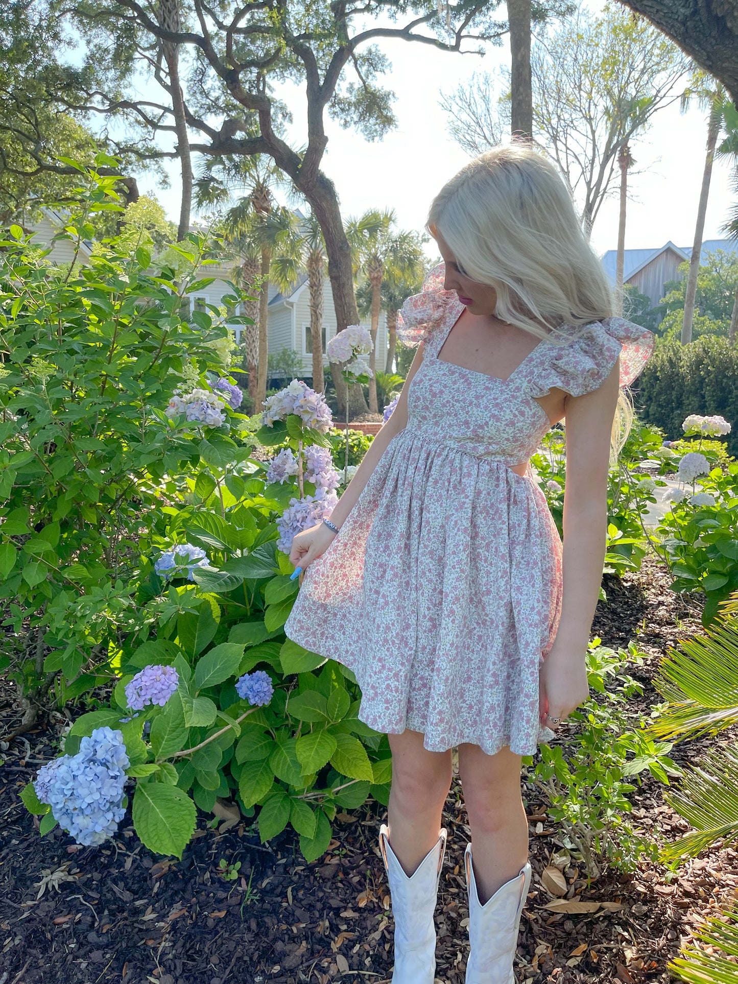 Garden Girl Floral Dress | Sassy Shortcake | sassyshortcake.com
