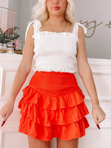 Pinkalicious Skirt | Orange