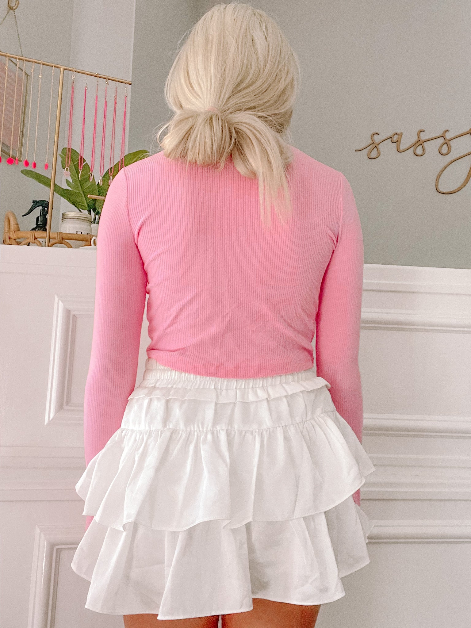 Pink Pleaser Ribbed Top | Sassy Shortcake | sassyshortcake.com