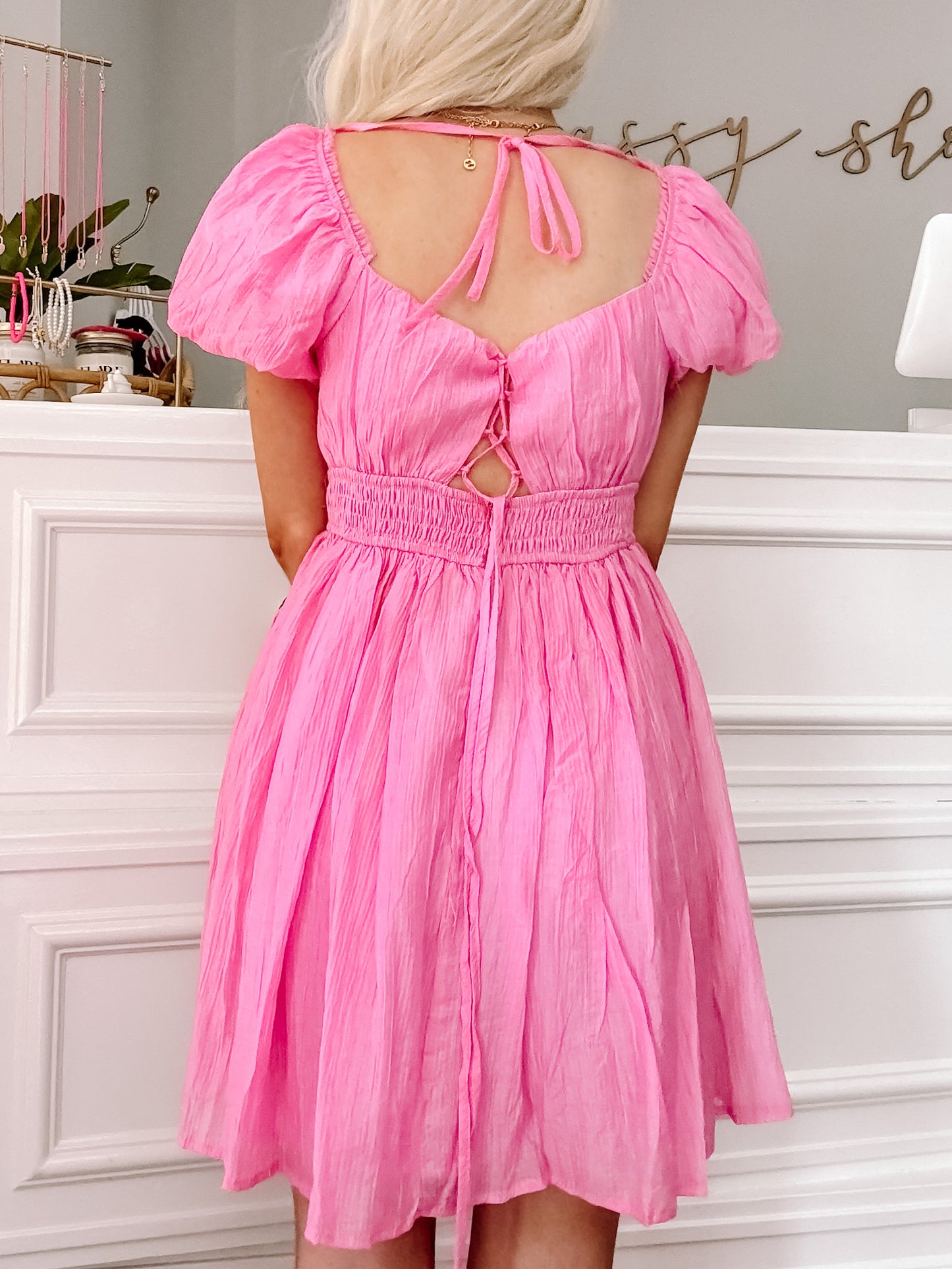 Back of Frillie Tillie Dress from Sassy Shortcake