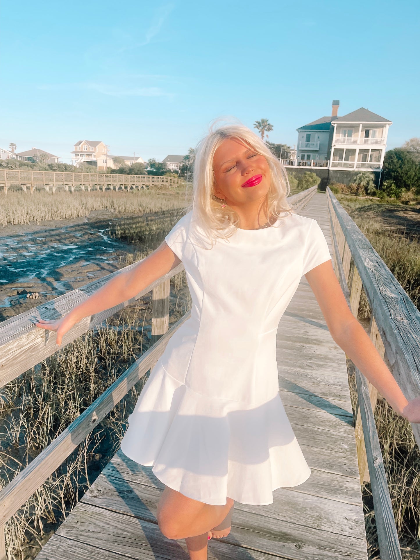 Madeline White Dress | Sassy Shortcake | sassyshortcake.com