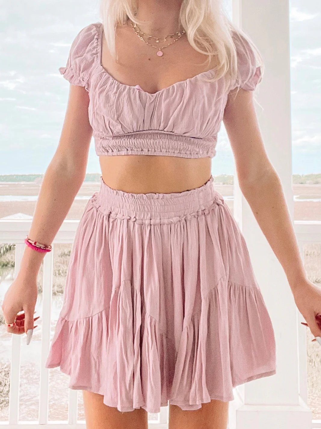 Daydreamer lilac pink Skirt from Sassy Shortcake