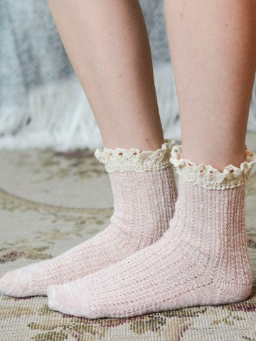 ruffle lace socks | sassyshortcake.com