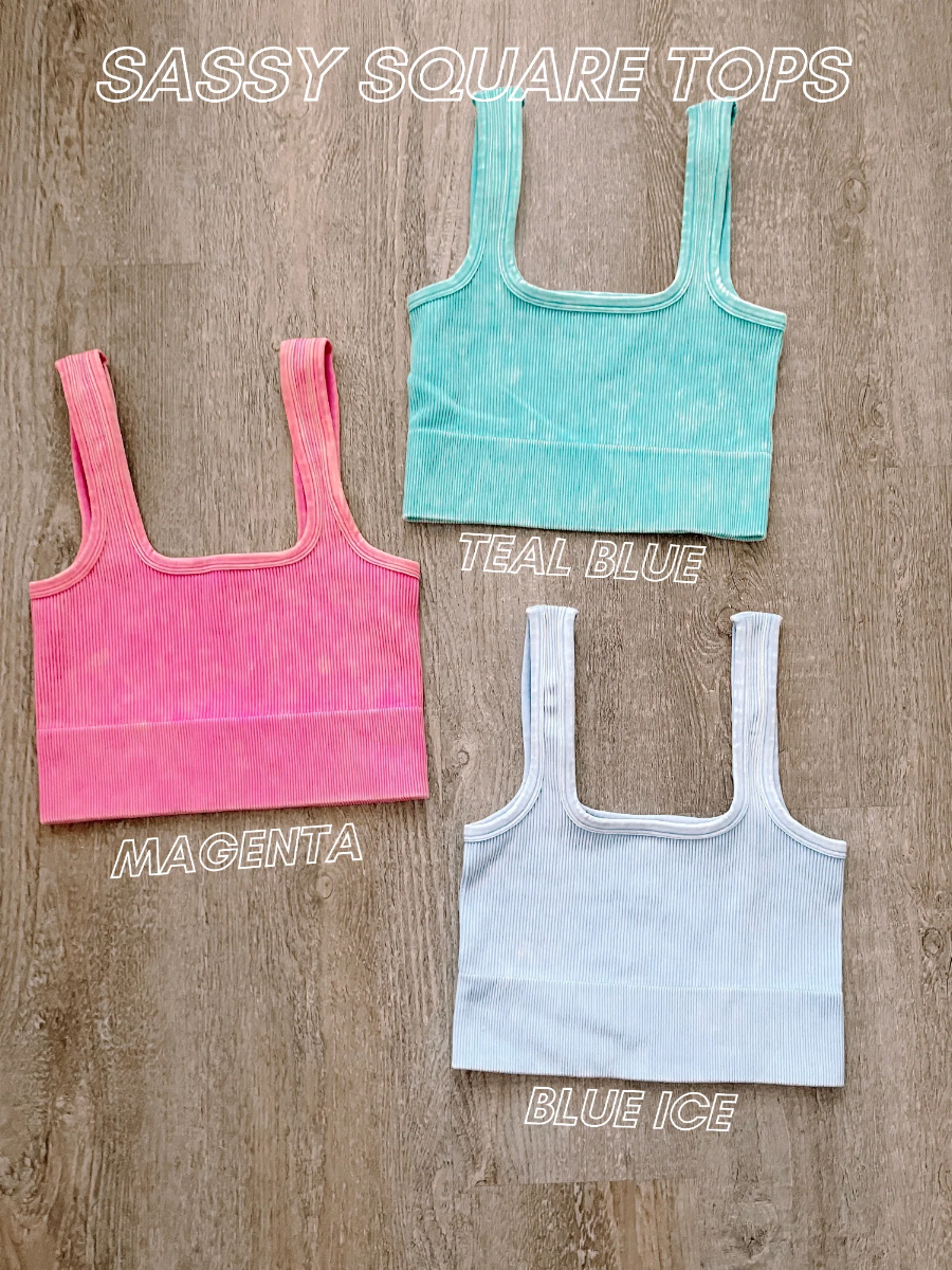 Sassy Square Pastel Athletic Top | Sassy Shortcake | sassyshortcake.com