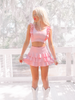Elle Belle Pink Ruffle Top | Sassy Shortcake | sassyshortcake.com