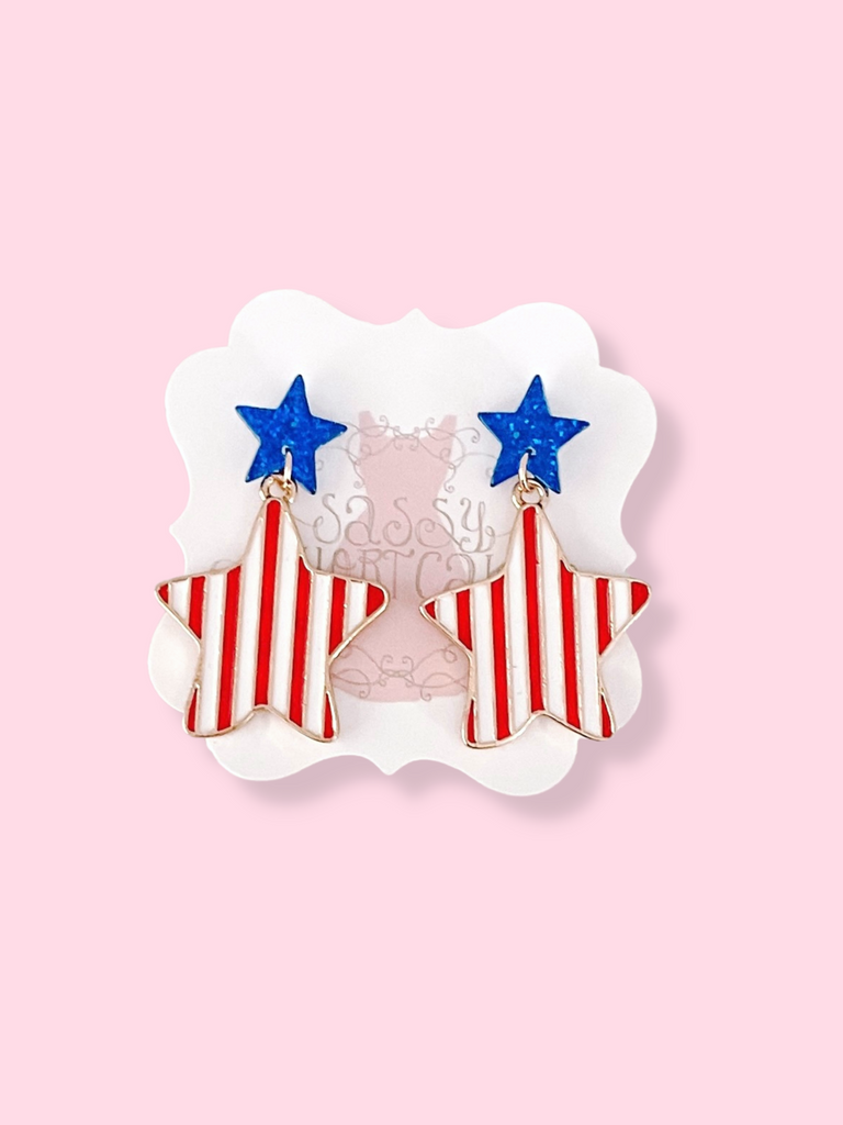 Liberty Star Earrings | Sassy Shortcake