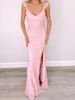 Bowquette Sequin Ruffle Pink Bow Dress | Sassy Shortcake | sassyshortcake.com