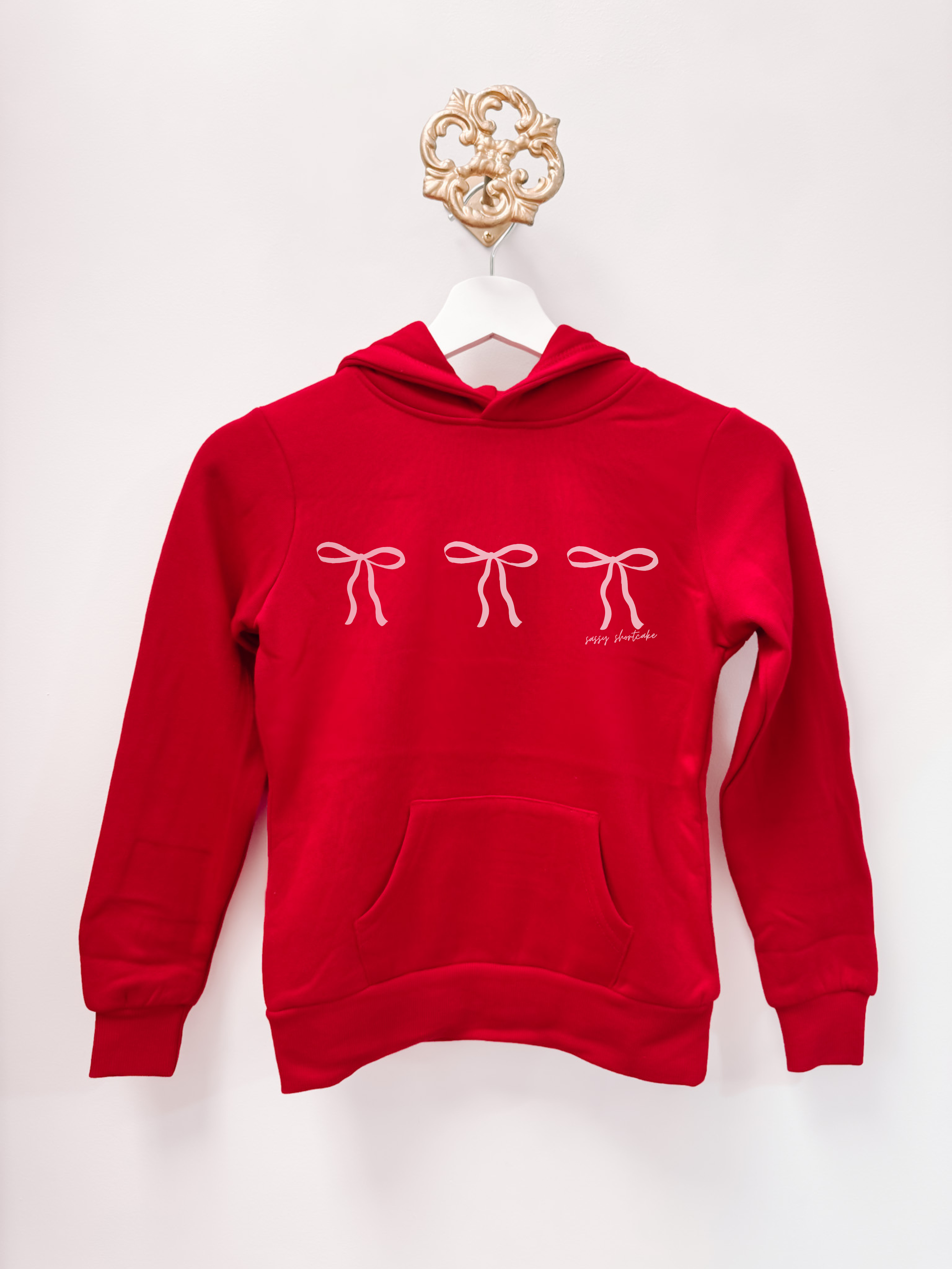 Blushing Bow Kids Hoodie | Sassy Shortcake | sassyshortcake.com