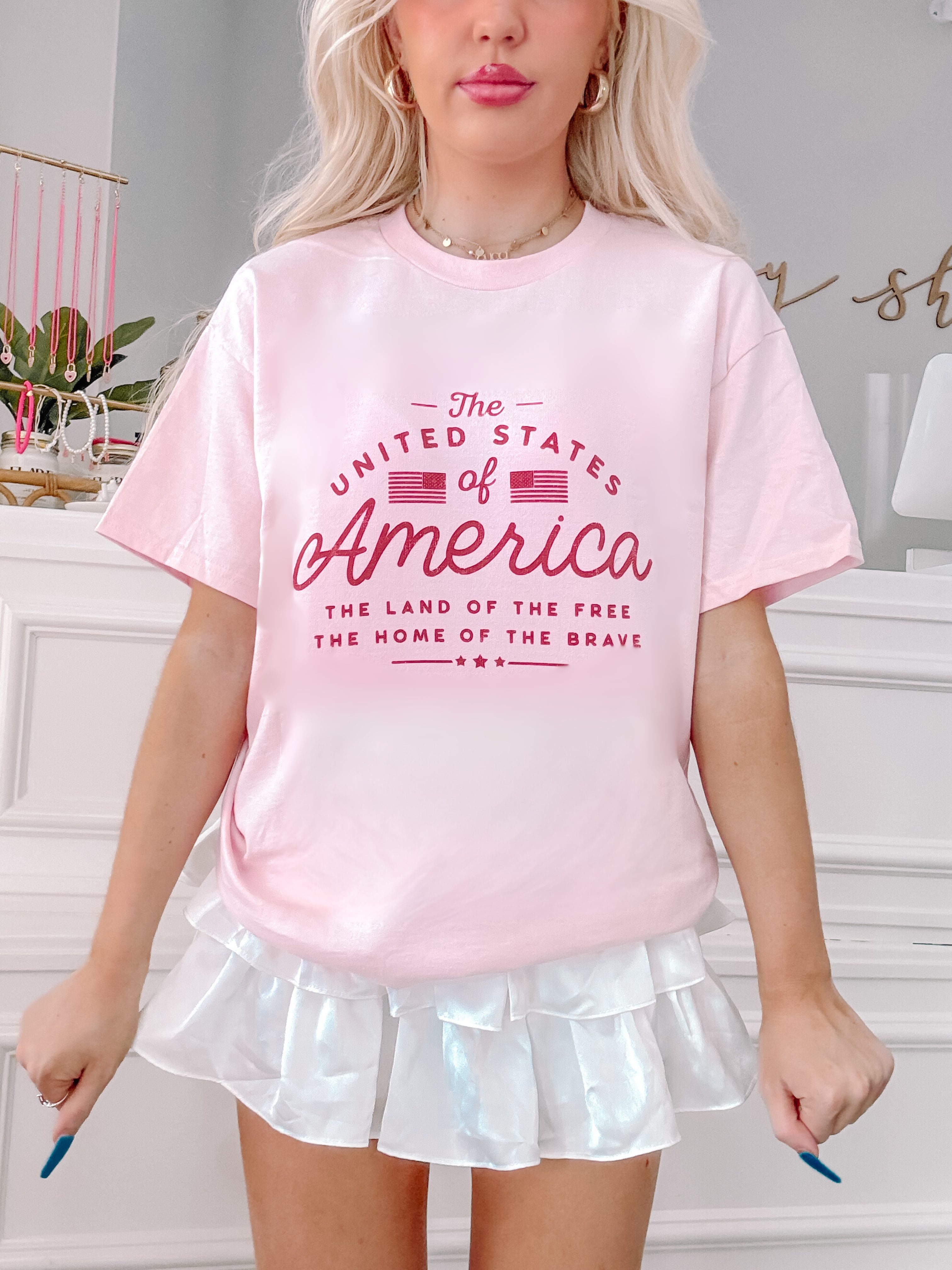 United States Patriotic Tee | Sassy Shortcake Boutique | sassyshortcake.com