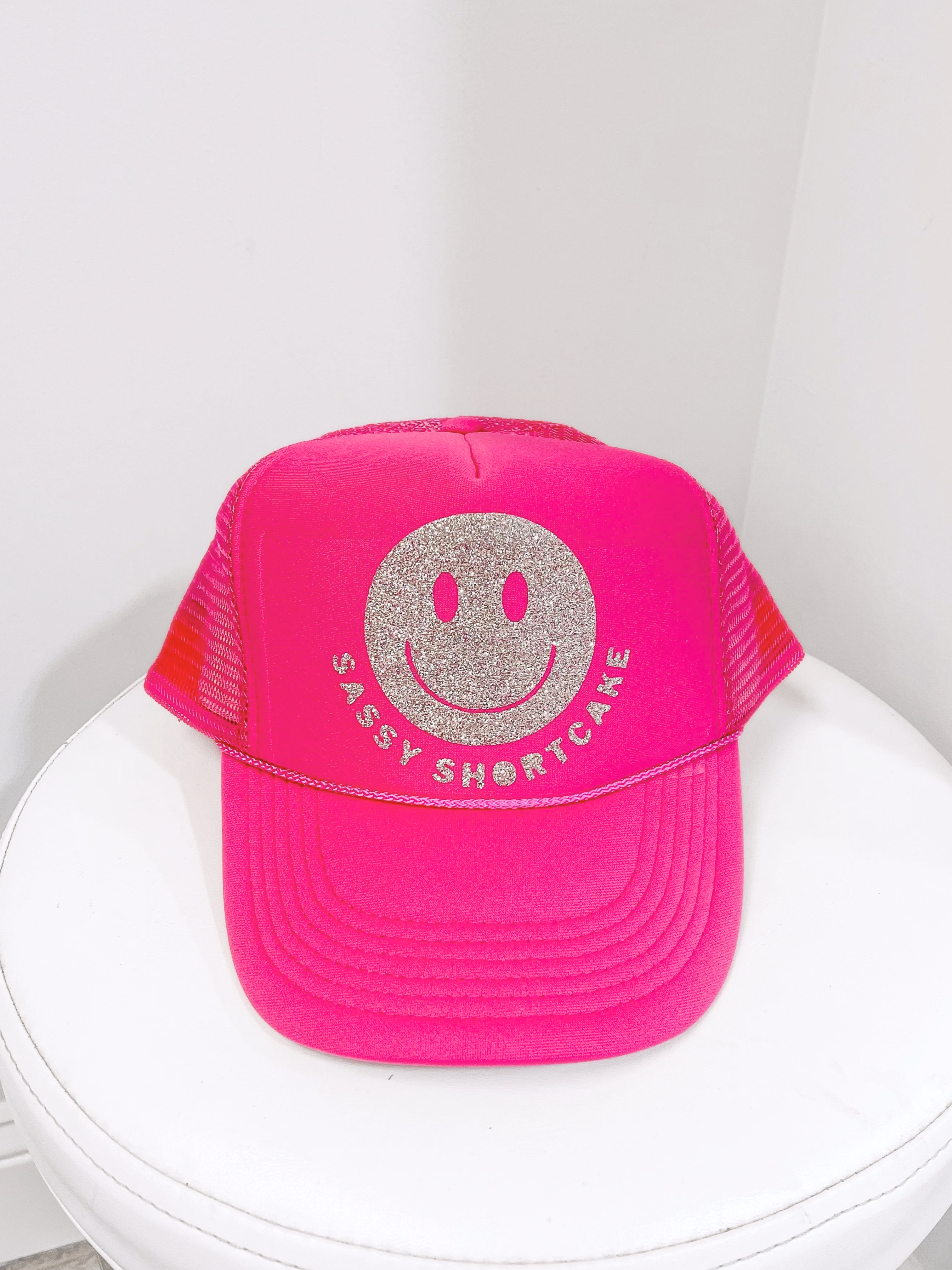 Smiley Sassy Shortcake Pink Hat | Sassy Shortcake | sassyshortcake.com
