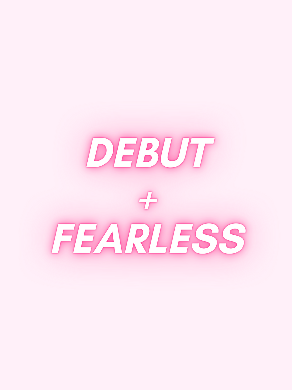 Debut + Fearless Era graphic design

