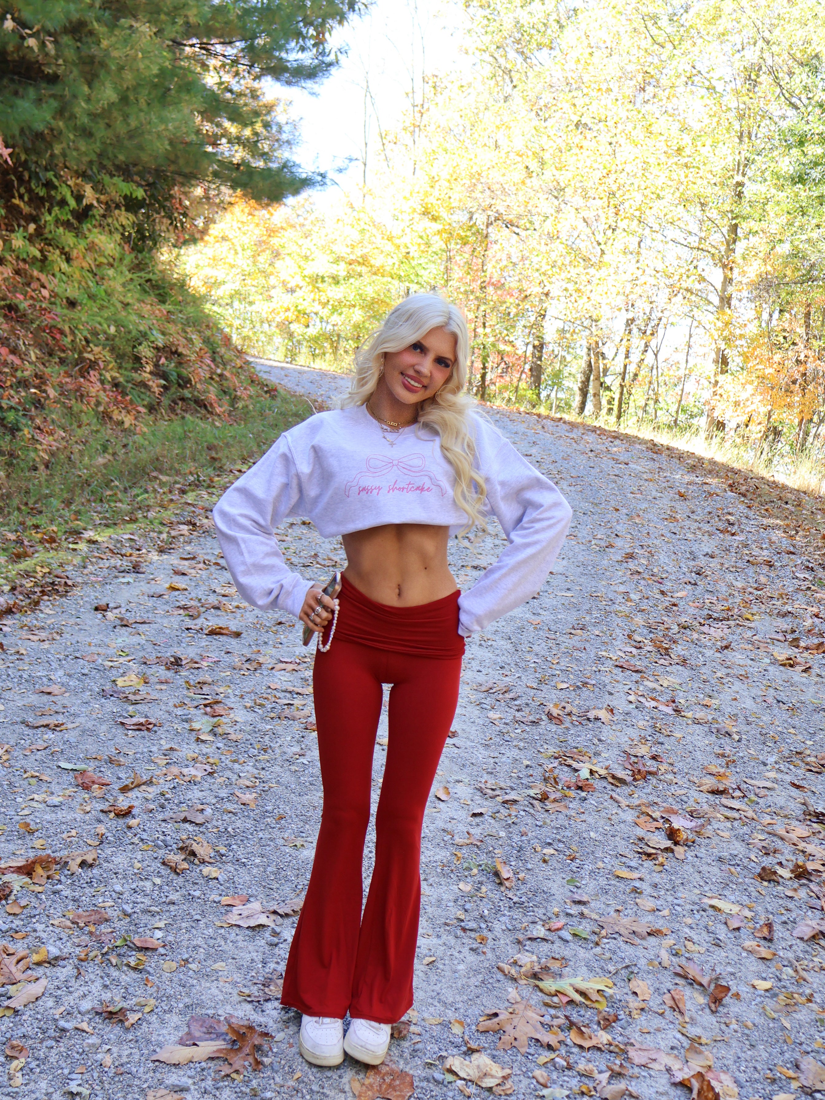 Foldover Flare Leggings | Sassy Shortcake