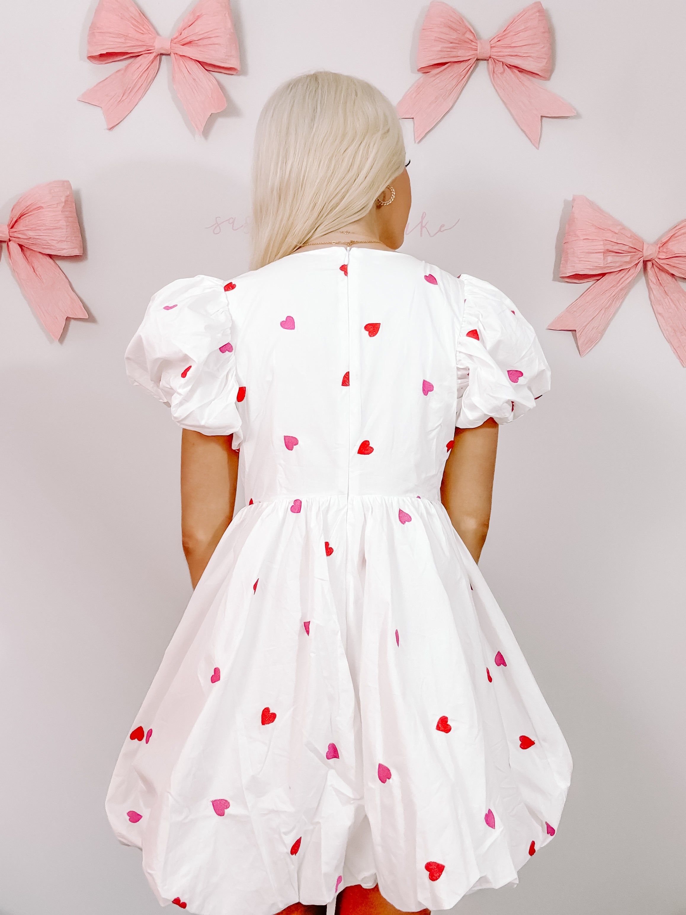 Mark My Love White Heart Dress | Sassy Shortcake | sassyshortcake.com