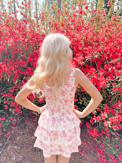 Flower Fields Floral Dress | sassyshortcake.com | Sassy Shortcake