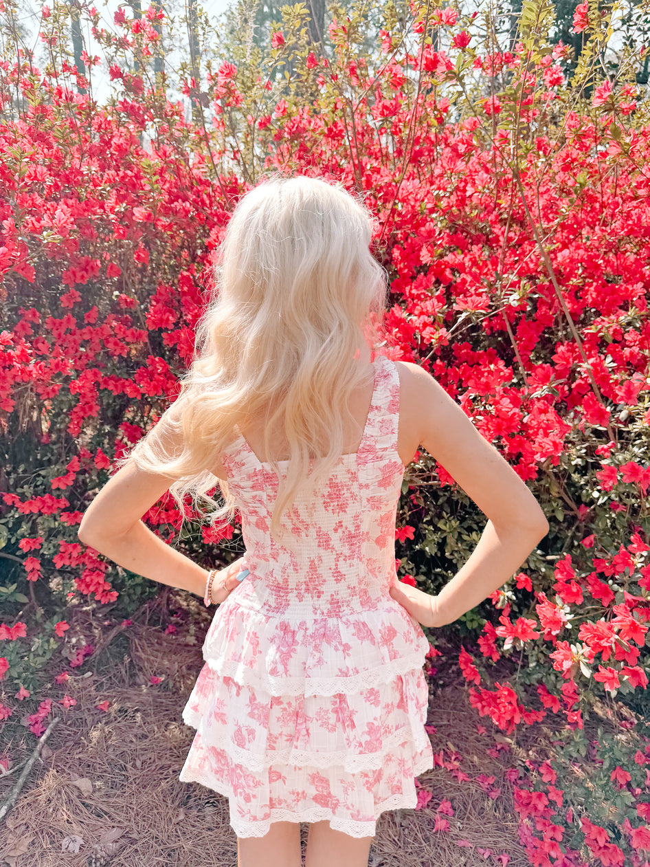 Flower Fields Floral Dress | sassyshortcake.com | Sassy Shortcake
