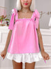 Tara Ribbon Top | Pink