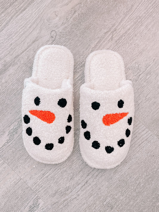 Snowman Slippers | Sassy Shortcake | sassyshortcake.com