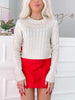 Foiled Frenzy Sweater | Gold