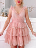 Mistletoe Magic Dress | Blush