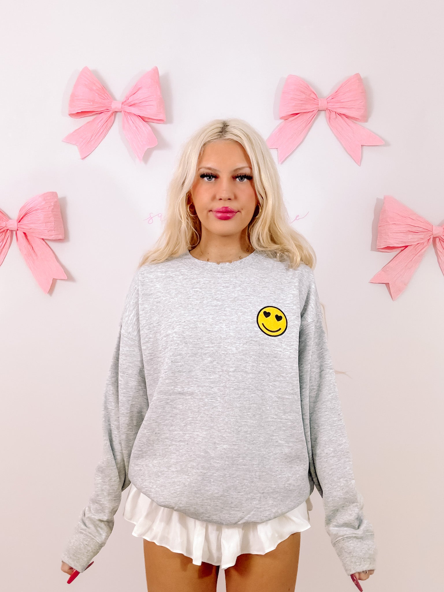 Happy Heart Crewneck | Sassy Shortcake Boutique | sassyshortcake.com