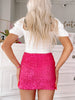 Sweetheart Sequin Hot Pink Skirt | Sassy Shortcake | sassyshortcake.com