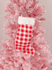 Sassy Red Gingham Stocking | Sassy Shortcake | sassyshortcake.com