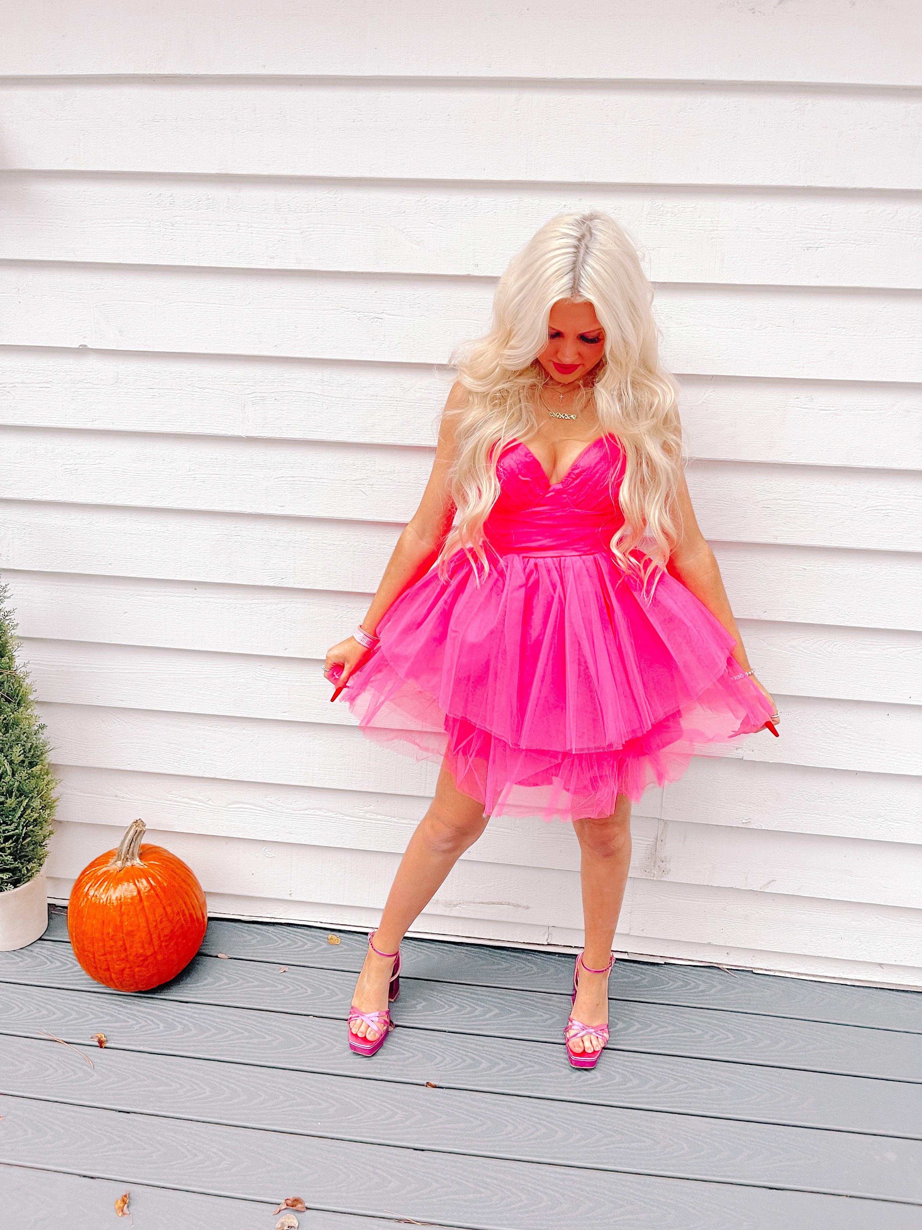 Never Tulle Late Pink Dress | sassyshortcake.com | Sassy Shortcake