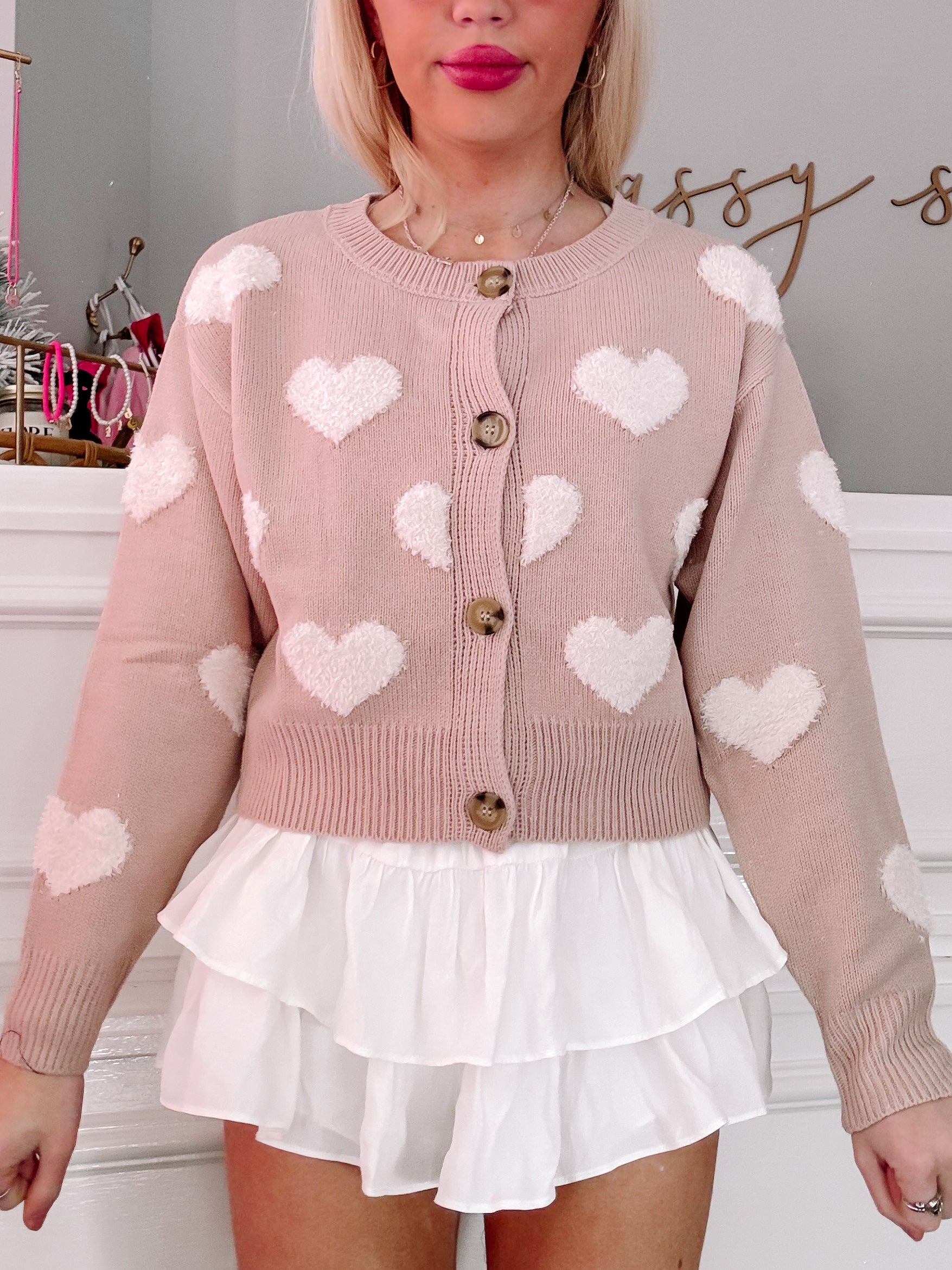 Mocha Love Cardigan | sassyshortcake.com | Sassy Shortcake 