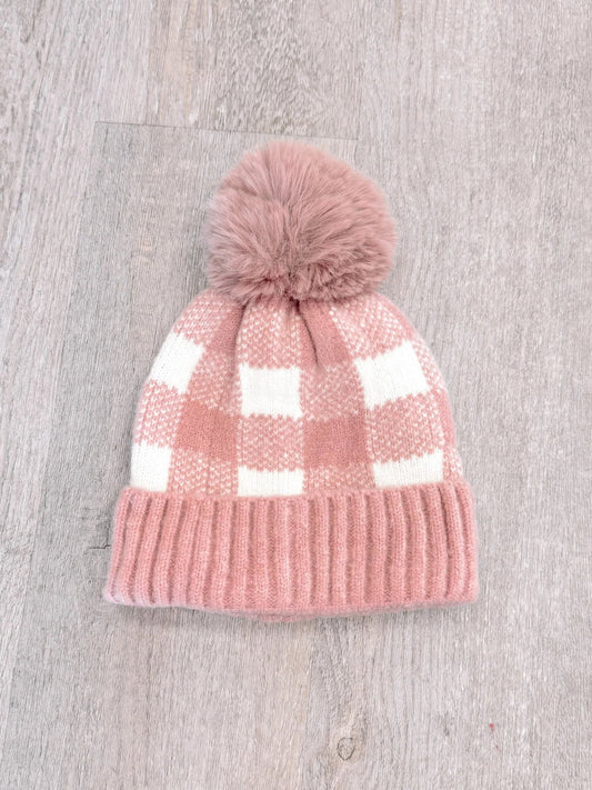 Poms of Plaid Beanie | Sassy Shortcake | sassyshortcake.com