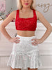 This is Fringe Silver Sequin Skirt | Sassy Shortcake | sassyshortcake.com