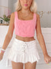 Out Of Style Pink Denim Top | Sassy Shortcake | sassyshortcake.com
