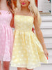 Yellow of Spades Babydoll Mini Dress | Sassy Shortcake | sassyshortcake.com