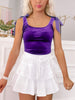 Brynn Bodysuit Purple Velvet | Sassy Shortcake | sassyshortcake.com