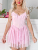 Ballet Blush Pink Dress | sassyshortcake.com | Sassy Shortcake
