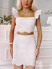 Orange Slice Set | White