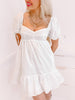 Paint it White Dress | sassyshortcake.com | Sassy Shortcake