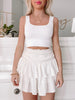 Sassy Square Top | White