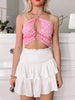 Star Bright Cutout Top | Pink