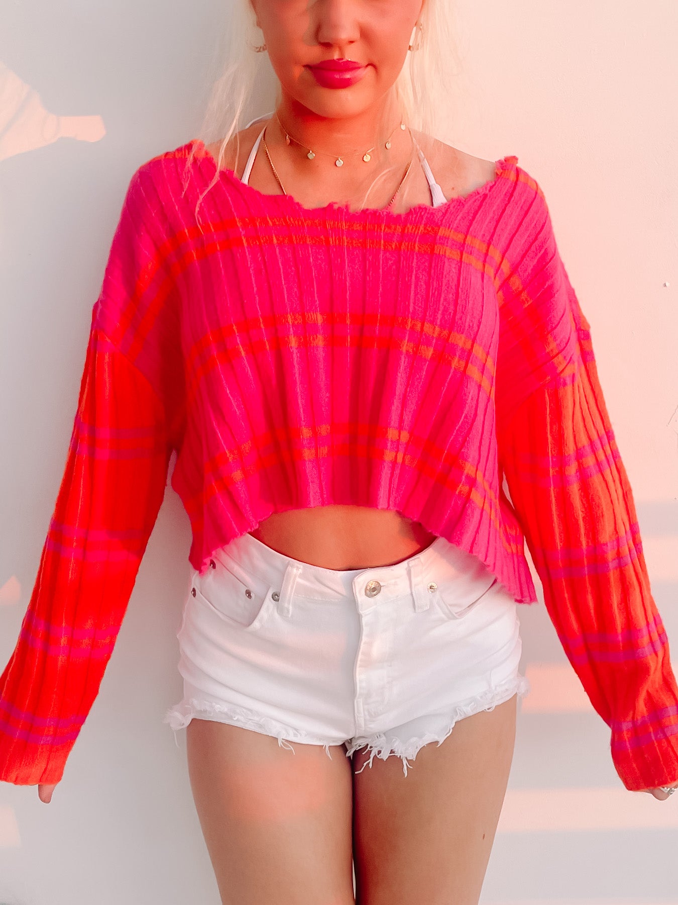 Sunrise Sunset Preppy Sweater | Sassy Shortcake | sassyshortcake.com