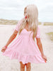 Paint it Seersucker Pink Dress | sassyshortcake.com | Sassy Shortcake