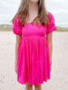 Lush and Lemons Dress | Hot Pink