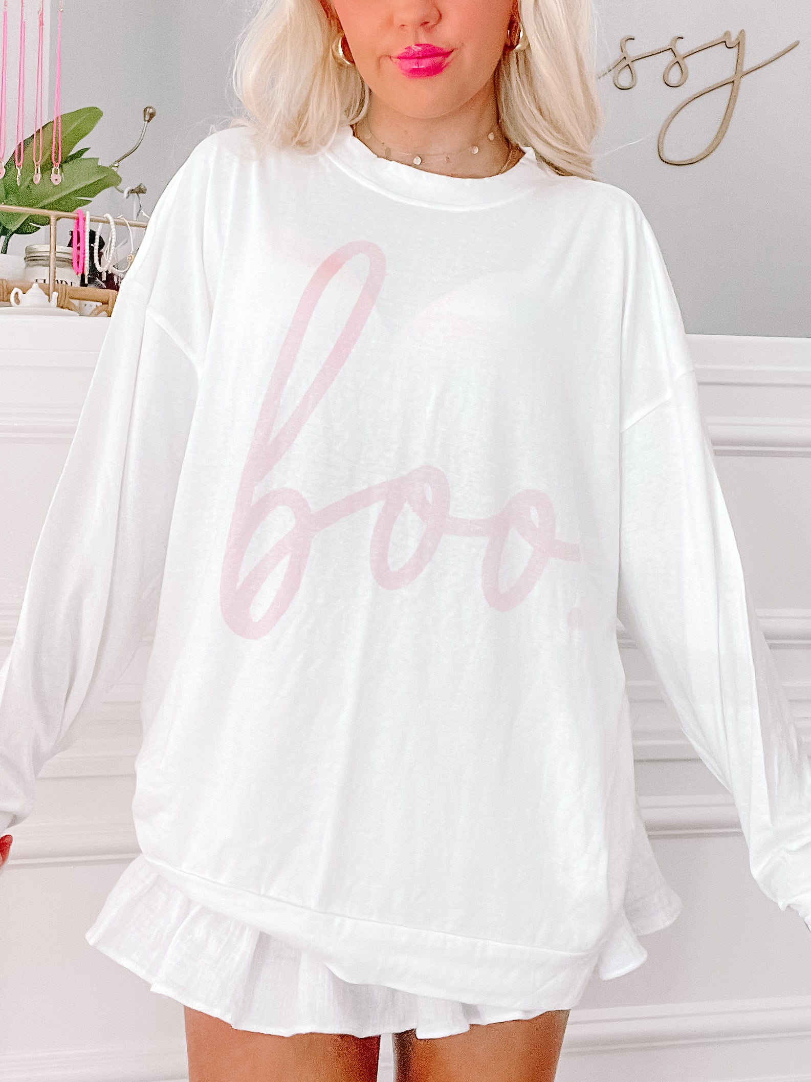 Boo Comfy Tee | sassyshortcake.com | Sassy Shortcake Boutique

