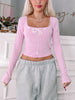 Jane Bow Top | Pink