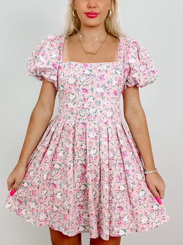 Playdate Preppy Hot Pink Smocked Dress | Sassy Shortcake XSmall