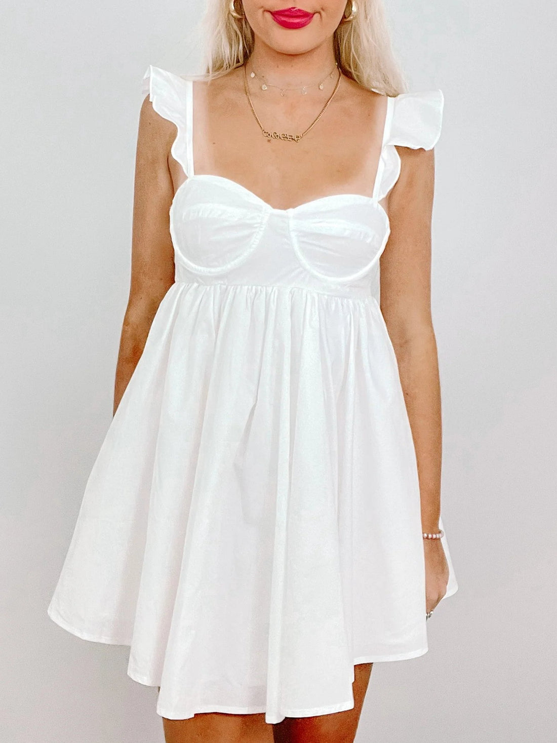 slim fit dress slacks BELLE OF THE BALL SEQUIN RUFFLE MAXI DRESS IN WHITE – AKIRA