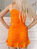 Orange You Glad Bright Orange Dress | sassyshortcake.com | Sassy Shortcake