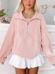Cute in Corduroy Jacket | Pink