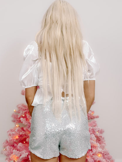 Shop the Shine White Top | Sassy Shortcake | sassyshortcake.com