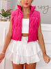 This is Hot Pink Corduroy Vest | sassyshortcake.com | Sassy Shortcake